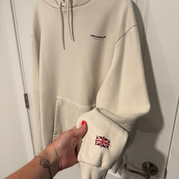 McLaren F1 Lando Norris Silverstone 2022 Hoodie - Cream 3XL - Picture 4 of 7